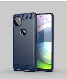 For Motorola Moto G 5G Case Bumper Rubber Silicone Carbon Fiber Cover For Motorola Moto G 5G Phone Case For Moto G 5G Case 6.7