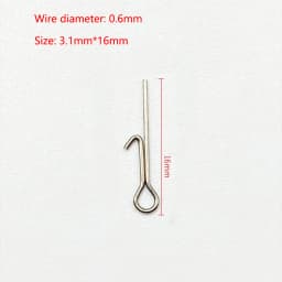 10/30/50Pcs Fishing Bait Stinger Spike Hook Soft Lure Bait Fixed Connecting Pins Needle Swivel Carp Fishing Tackle Accessories