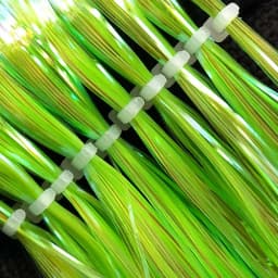 lunker tinsel fly fishing assist hooks shining line diy tieing flies