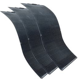 100 Watt Fiberglass Flexible Solar Panel 1000W-100W , Portable Bendable 12 Volts Mono Cell for RV Camping Home Boat Marine