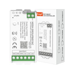 Tuya Smart Life Home 5V12V 24V Max15A Dimmer Cct Rgb Led Light Strip Bluetooth Wifi Zigbee Controller Xiaomi Alexa Button Switch