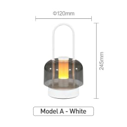 Modern Retro Nordic Desk Lamp Rechargeable Indoor Table Lamp Camping Lamp Night Light for Bedroom Campe Reading Home Decoration