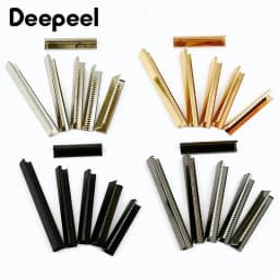20Pcs 10-60mm Metal Strap Buckle for Sewing Pants Suspender Belt Zipper Tail Clip Webbing End Clasp DIY Hardware Accessories