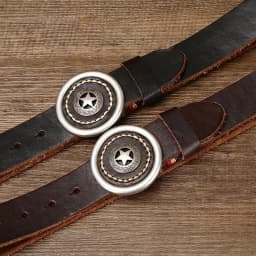 3.8CM Genuine Leather Belts for Men Thickened Head Layer Pure Cowhide Smooth Buckle High Quality Jeans Cowboy Male Belt Luxury