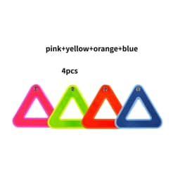 Reflective Pendant for School Bags, Triangle Safety Reflector, Student Safety Hanging Tag for Night Walking and Cycling