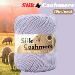 10pcs Silk Cashmere Yarn DK Double Knitting, High Quality, Soft and Warm, for Crochet and Knitting, for Christmas, Halloween, Ea