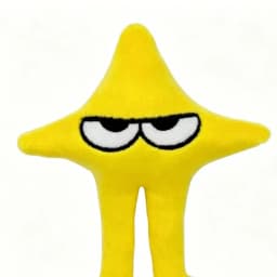 25cm Kawaii Pixel Game Deltarune Series Star Shaped Plush Toy Creativity Cartoon Role Starwalker Exquisite Stuffed Toy Fans Gift