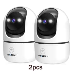 2K Pet Camera WiFi Security Camera Indoor Home Surveillance Camera, Motion Detection, Two-Way Audio, Night Vision, GENBOLT