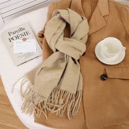 70Color Solid Winter Women Scarf Warm Thicken Cashmere Shawl Outdoor Tassels Pashmina Lady Wrap Windproof Scarves Fashion Luxury