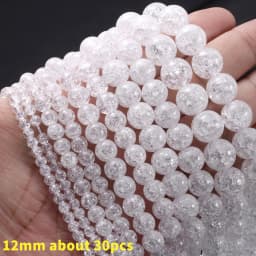 Natural Stone Square Beads Crack Crystals Gem Loose Spacer Cube Beads for Jewelry Making DIY Bracelet Necklace Accessories 6mm