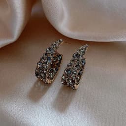 French Retro Web Celebrity Eardrop Harbor Style Earrings 2020 New Fashion Minority Fashion Design Individual Earrings Woman