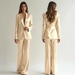 Luxury High Quality Women's Suit One Button 2 Piece Jacket Pants Female Clothing Slim Fit Smart Office Banquet Lady Blazer Set