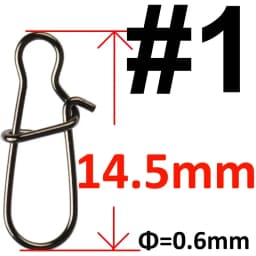 50pcs Stainless Steel Fishing Snap Hooked Snap Pin Fastlock Clip Accessories Tackle for Barrel Swivel Lure Hook