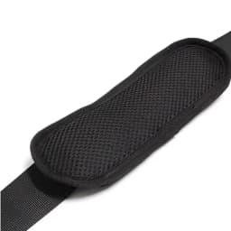 1pc Black Canvas Shoulder Strap Pad Cushion Non Slip Breathable Shoulder Bag Decompression Strap Detachable Laptop Bag Strap Mat