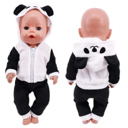 Elephant One-piece Suit Animal Shaped Plush Clothes For 18 inch American & 43 Cm Baby Dolls Clothes,Our Generation Toys