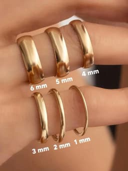 Shestyle 925 Sterling Silver Plain 1mm 2mm 3mm 4mm Aperture Fashion Ring For Women Daily Wear Party High Quality Fine Jewelry