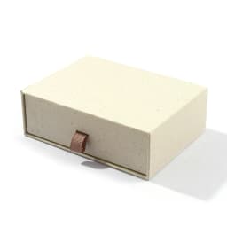 2pcs 8Seasons Paper Pull-Out Drawer Jewelry Gift Box Square Creamy-White For Ring Necklace Bracelets Earrings Gift Packing Box