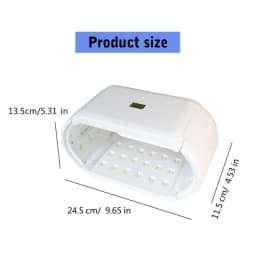 Practical UV Resin Light 96W Duals Sided Quick Cures Lamp with Timer Professional Light Jewelry Making Supplies
