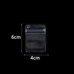 10Pcs Multi Size PVC Clear Jewelry Storage Bags Self Seal Bags Reusable for Bracelets Necklaces Rings Packaging Jewelry Display