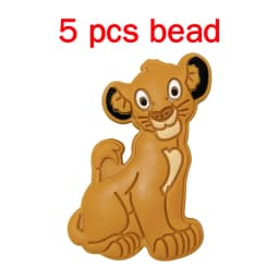 5pcs Silicone Cartoon Beads Pacifier Chain Baby DIY Care Pacify Accessory Adornment