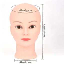 Anime Foam Mannequin Head Stable Lightweight Wig Display Stand for Jewelry Headwear Hat Display Stand Manikin Foam Head Model