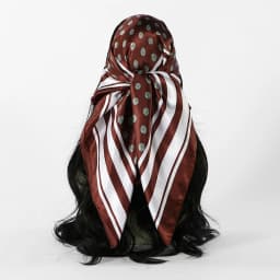 Plain Silk 90 Square Scarf Satin Headband For Muslim Woman Printed Hijabs Wraps Fashion Headscarf Casual Turban Female Bandbana