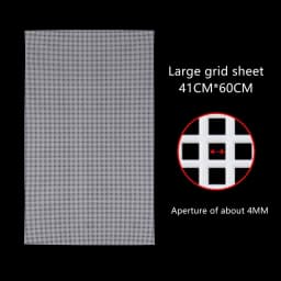Handcraft Latch Hook Bags Made Plastic Grid Hook Crafts Accessory Plastic Mesh Cloth For Bag Rug Thread Hook Craft Supplies