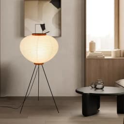 Japanese Retro Minimalist LED Floor Lamp Nordic Creative Lantern Living Room Bedroom Homestay Bedside Home Decoration Floor Lamp