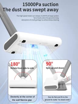 TINSOL Wireless Handheld Vacuum Cleaner Cordless Handheld Vacuum Chargeable Auto Vacuumfor Home & Car & Pet Mini Vacuum Cleaner
