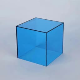 Customized Colorful 6x6cm Acrylic Cube Box Display Stand Rack for Cosmetics Jewelry Figures Toys Collectibles Display Riser Tray