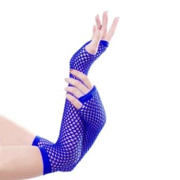 1pair Womens Long Fishnet Net Gloves Fingerless Mesh Gloves Punk Rock Fancy Night Club Party Arm Warmer Gloves Sexy Gloves