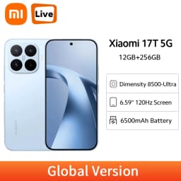 Xiaomi 17T Global Version 50MP Main Camera 256GB 512GB 1.5K 120Hz Display 6500mAh Battery 67W HyperCharge Dimensity 8500-Ultra