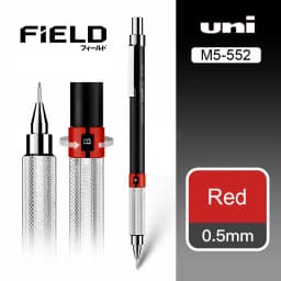 UNI Mechanical Pencil M5-552 Metal Grip 0.3/0.5/0.7/0.9mm Low Gravity Non Stop Lead for Students Drawing Sketching Stationery