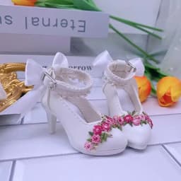 60CM BJD Doll Shoes PU Leather Singles 1/3 BJD Leather Single Shoes Leather Sandles Doll Accessories for 60cm Doll