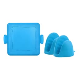 Microwave Sandwich Maker Non Stick Toastie Grill Pan With Silicone Mitts Removable Baking Plates For Fast Breakfast