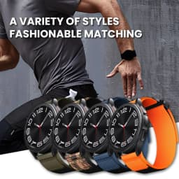 20mm 22mm Nylon Strap for Samsung Galaxy Watch 7/FE/6/5/4/5Pro/6Classic Belt Bracelet for Huawei Watch GT6/5 5Pro GT4 4Pro Band