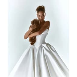 Tokyo Customized Cathedral Train Ball Gown Wedding Dress Lace Appliques vestidos de noche High Neck Long Sleeve Evening Dresses
