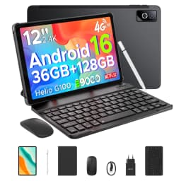 DOOGEE Tab G6 Pro Tablet PC Android 16 Gemini AI 12'' 2K Display 9000mAh Battery 8GB RAM 128GB ROM Ultra-thin Body Smart Pad