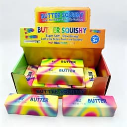 1PCS Simulate Gold Brick Squishy Slow Rising Stress Relief Toy Realistic Gold Bar Squeeze Anti-Anxiety Fidget Toy Party Favors