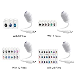 HD 2-in-1 Starry Sky Projectors Lamp USB Powered Galaxy Light Star Projectors Plug and Play Birthday Gifts for Adults Girls Boys