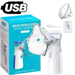 Medical Silent Mesh Nebulizer Handheld Inhaler Atomizer, Mini Portable Nebulizer Humidifier for Children & Adults