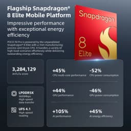 POCO F8 Pro 5G Mobile Phone Snapdragon 8 Elite 6210mAh Battery 6.59" 120Hz AMOLED Display 50MP Camera