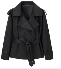 Elegant Lace Up Solid Overcoat Women Chiclapel Collar Button Full Sleeve Loose Coat Autumn Female Street New Oversize Outerwear