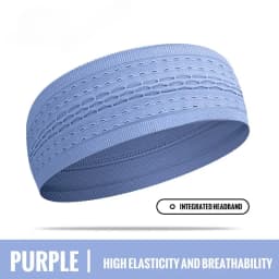 1PC Non-Slip Sport Headbands Moisture Wicking Workout Sweatband for Men & Women Fitness Running Cycling Football Yoga Hairband