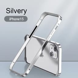 Hybrid Silicone Frame Aluminum Metal Phone Case For iPhone 16 15 14 13 12 Pro Max Better Heat Bumper