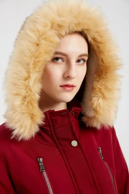 Winter New Arrival Women's Dark Brown Hooded Mid-Length Coat, Stylish and Warm Thick Jacket. Khaki, Black, Blue, Pink Parkas.