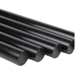PA6 Pure Nylon Rods Wear Resistant Bar For Machining Black Diameter 3mm To 300mm