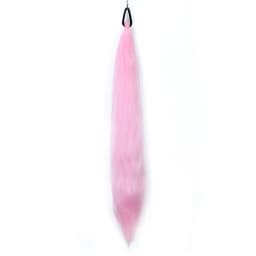 Synthetic Colorful Ponytail Extension 1Pcs Long Straight DIY Braided Pony Tail Hairpiece with Rubber Band Women Hair Accessories