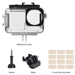 ACTION 5/4/3 Waterproof Case Diving Underwater Protective Housing Shell for DJI Osmo Action 5 PRO 4 3 Action Camera Accessories