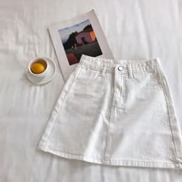 Women's Summer Skirt Casual Big Size Jeans A-line Short Skirt High Waist Denim Vintage Tassel Female Clothing DURIKIES